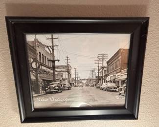 Framed 1940s Kelso, Washington Photography Print