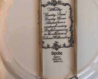 Set of 4 Spode Blue Room Collection Decorative Plates