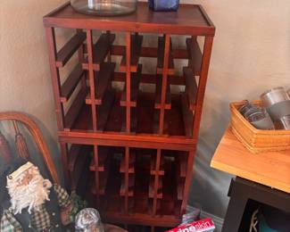 3 Matching  Sooden 12-Bottle Wine Racks