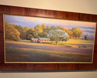 Framed Giclee Print  "Hanamu Dusk" by Curtis Wilson Cost