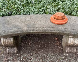 Outdoor Concrete Bench
