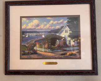 Framed & Matted Giclee Print "Roche Harbor" by Randy Van Beek