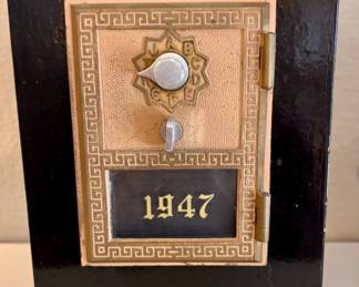 1947 Post Office Combination Lock Mailbox Bank