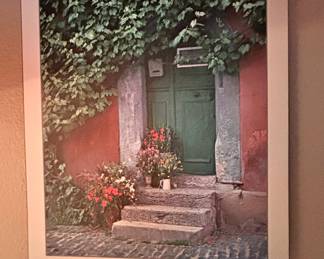 Matted Cobblestone Walkway Photography Print by Lee Mann