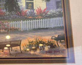 Framed & Matted Giclee Print "Roche Harbor" by Randy Van Beek