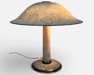 Murano glass mid-century mushroom lamp