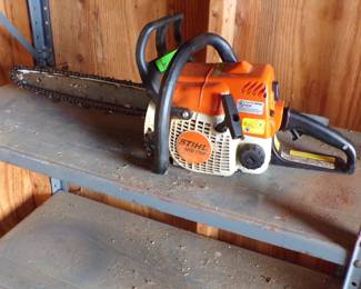 Stihl Chainsaw and Stihl Leaf blower