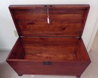 Nice dovetail pine blanket chest