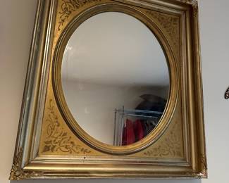 French Rococo Gold Gilt Florentine Wall Mirror