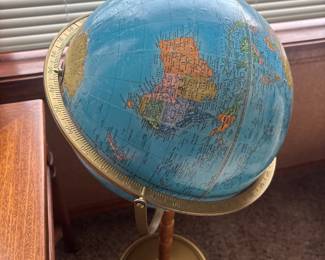 World Globe with Stand