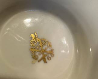 Pickard China Gold Encrusted Compote Bowl