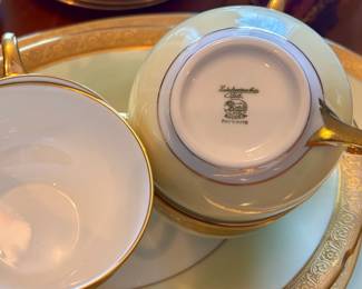 Hutschenreuther Selb LHS Bavaria Gold Trim Dish Set