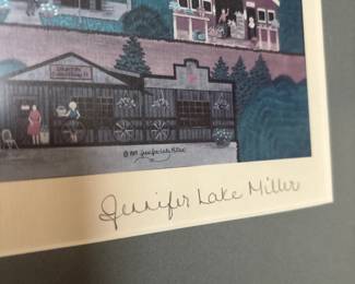 Framed & Matted Print "Welcome to Sisters" by Jennifer Lake Miller