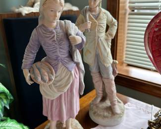 1950s Era Bisque Figurines
