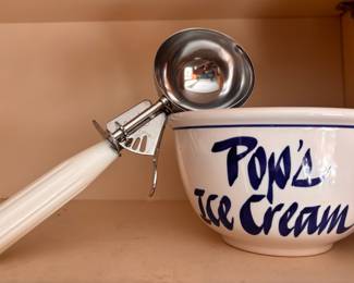 Clay Design "Pop's Ice Cream" Bowl