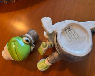 1970s Sigma the Tastesetter Kermit the Frog Single Serve Teapot