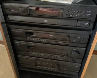 Kenwood 5-Disc Carousel Changer&nbsp;DP-R791, Kenwood AM-FM KRX-891 Stereo Cassette Receiver , Kenwood Stereo Cabinet
