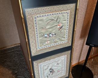 Framed Chinese Silk Embroidery