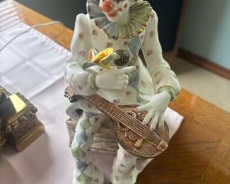 Yamada Original Harlequin Clown Figurine