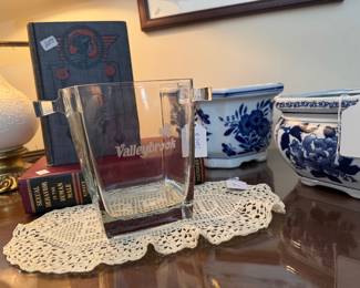 Vintage VALLEYBROOK Golf Glass Club Ice Bucket