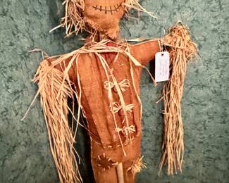 5' Tall Handmade Scarecrow 