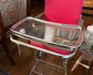 Vintage Pink Highchair