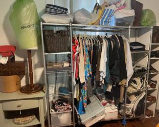 poshmark closet clearout, nwt, designer purses, shoes, manniquin, travel bags, etc