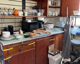 kitchen, cooking, and cleaning items