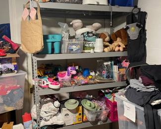 baby and toddler gear, toys, books