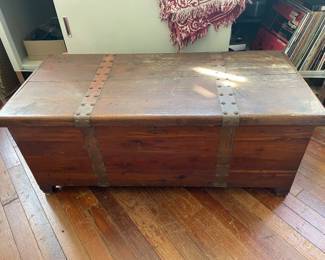 antique cedar trunk