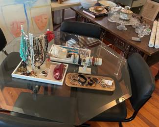 vintage and costume jewelry, accessories