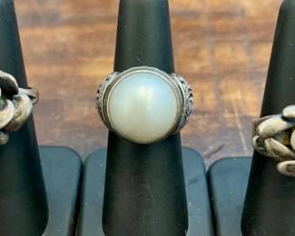 sterling genuine pearl
