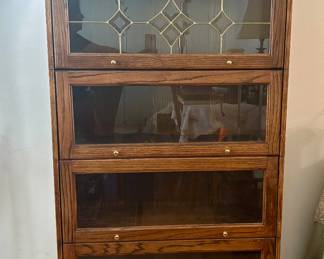 Vintage 4 stack bookcase 