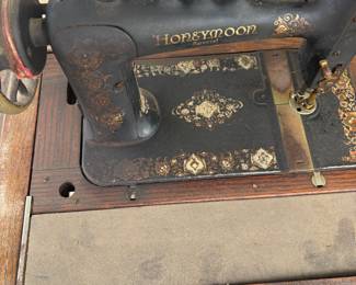 Yes, it works! Davis “Honeymoon’ treadle sewing machine