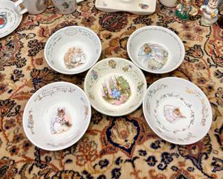 5 Wedgewood Beatrix Potter Bowls