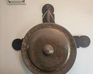1950's gong. With mallot and wall mount $450