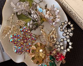 More pins and earrings