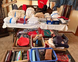 Misc glasses, Vera Bradley backpacks shheet and blankets