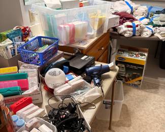 Towels, bathroom items