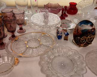 Vintage glassware