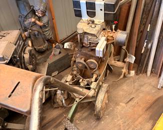 Vintage John Deere tiller