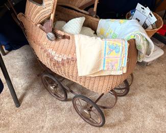 Vintage baby buggy