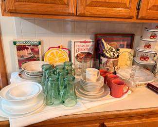 Cookbooks and dishes