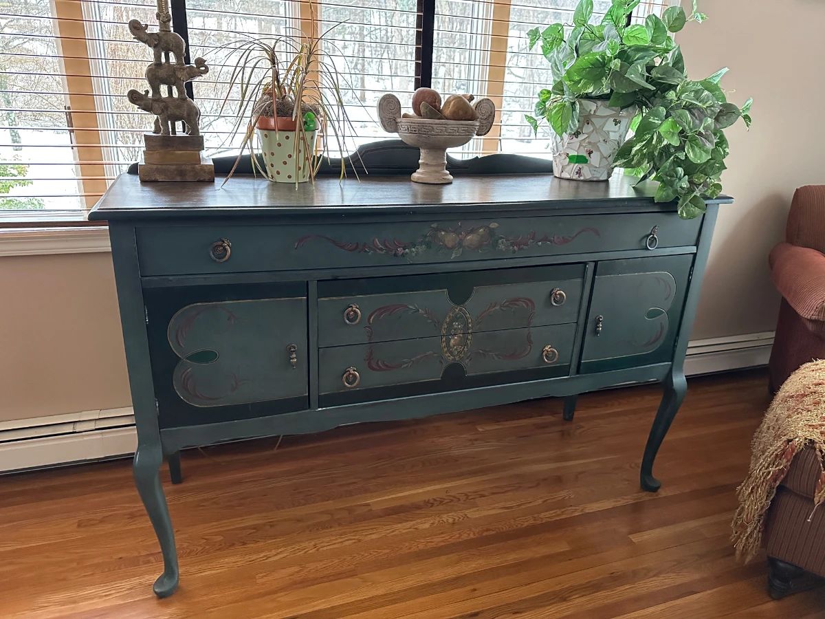 Hand Painted Sideboard