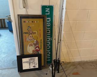 Garage - Fishing Poles