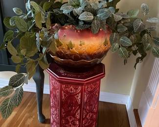 Antique Jardiniere & Stand