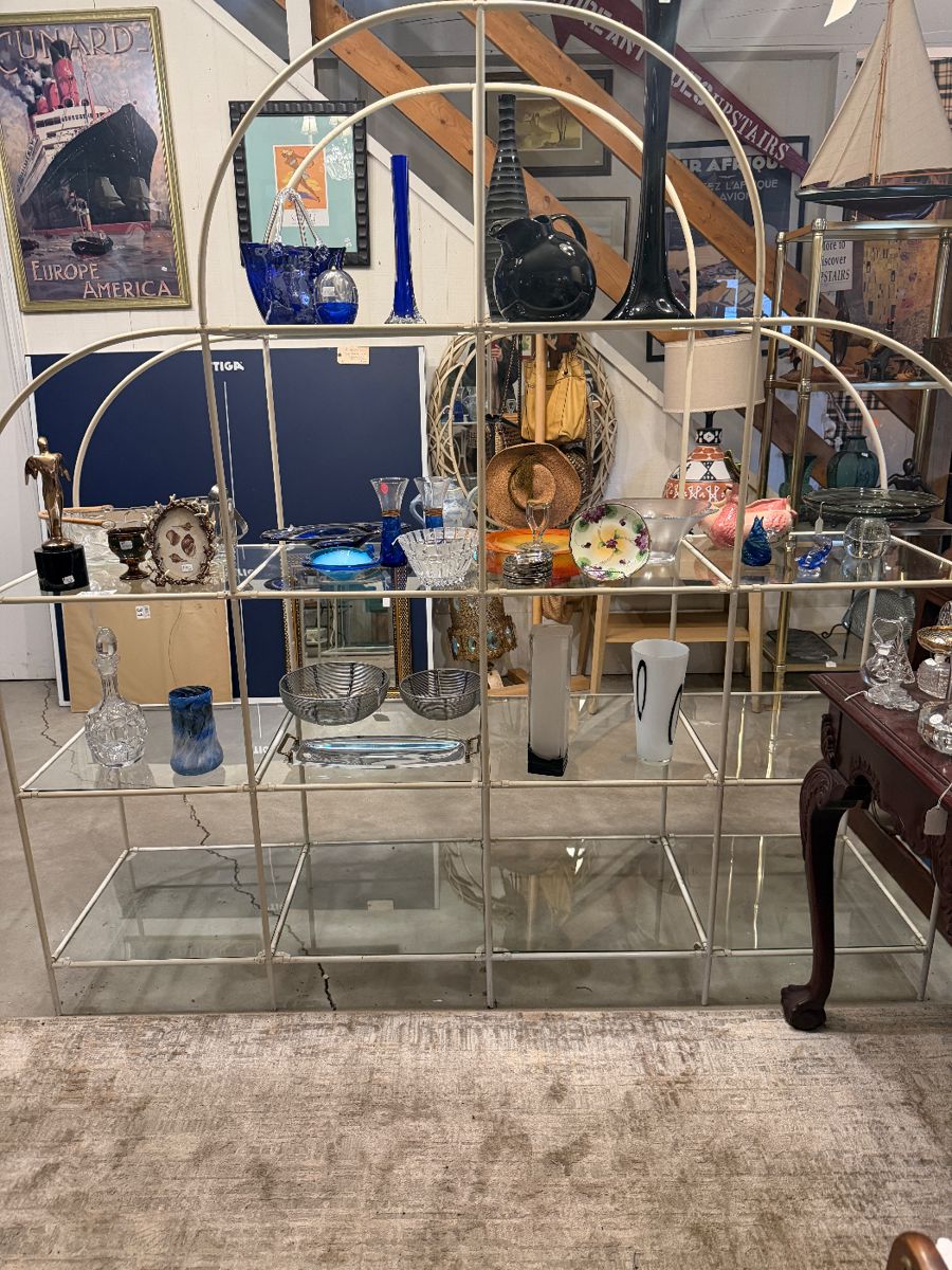 Huge / Fun Shelf Unit / room divider 14 shelves 73" high, 73" wide, 18 3/4 deep $400.00