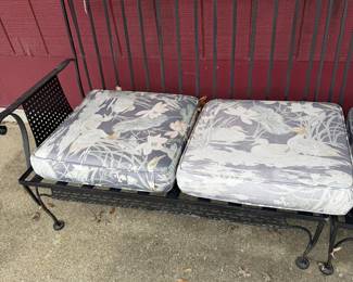 Outdoor 4 cushion 2 piece sofa $200.00