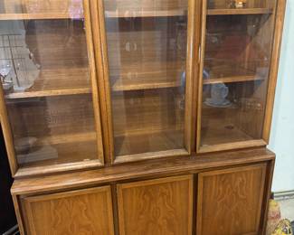 Mid Century Modern American of Martinsville China Cabinet 66" High by 48" wide by 16" deep.$395.00