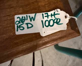 Duck trunk measurements $100.00